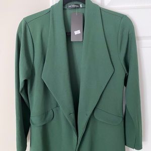 Green Blazer Sweater